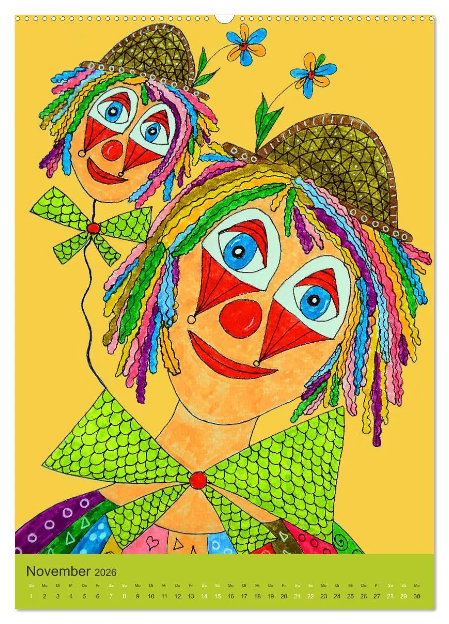 Bild: 9783516341713 | Doppelt oder dreifach (Wandkalender 2026 DIN A2 hoch), CALVENDO...