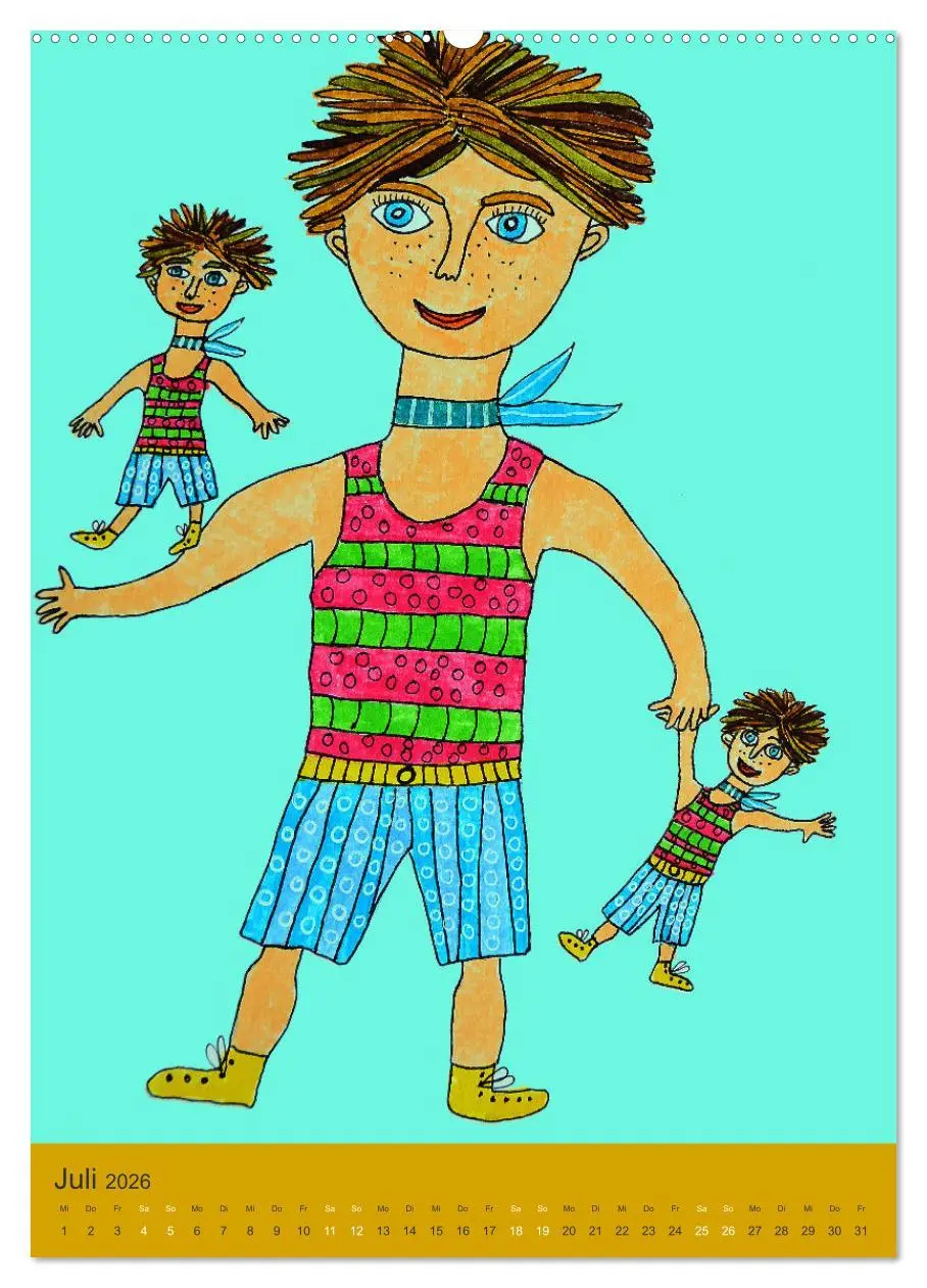 Bild: 9783516341713 | Doppelt oder dreifach (Wandkalender 2026 DIN A2 hoch), CALVENDO...