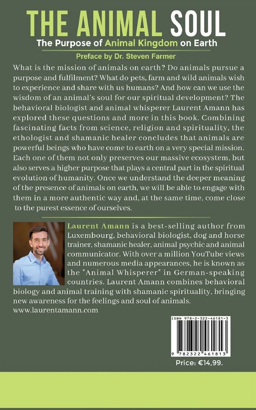 Rückseite: 9782322461813 | The animal soul | The Purpose of Animal Kingdom on Earth | Amann