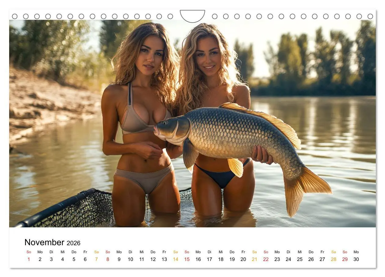 Bild: 9783457311813 | Hecht und Karpfen (Wandkalender 2026 DIN A4 quer), CALVENDO...