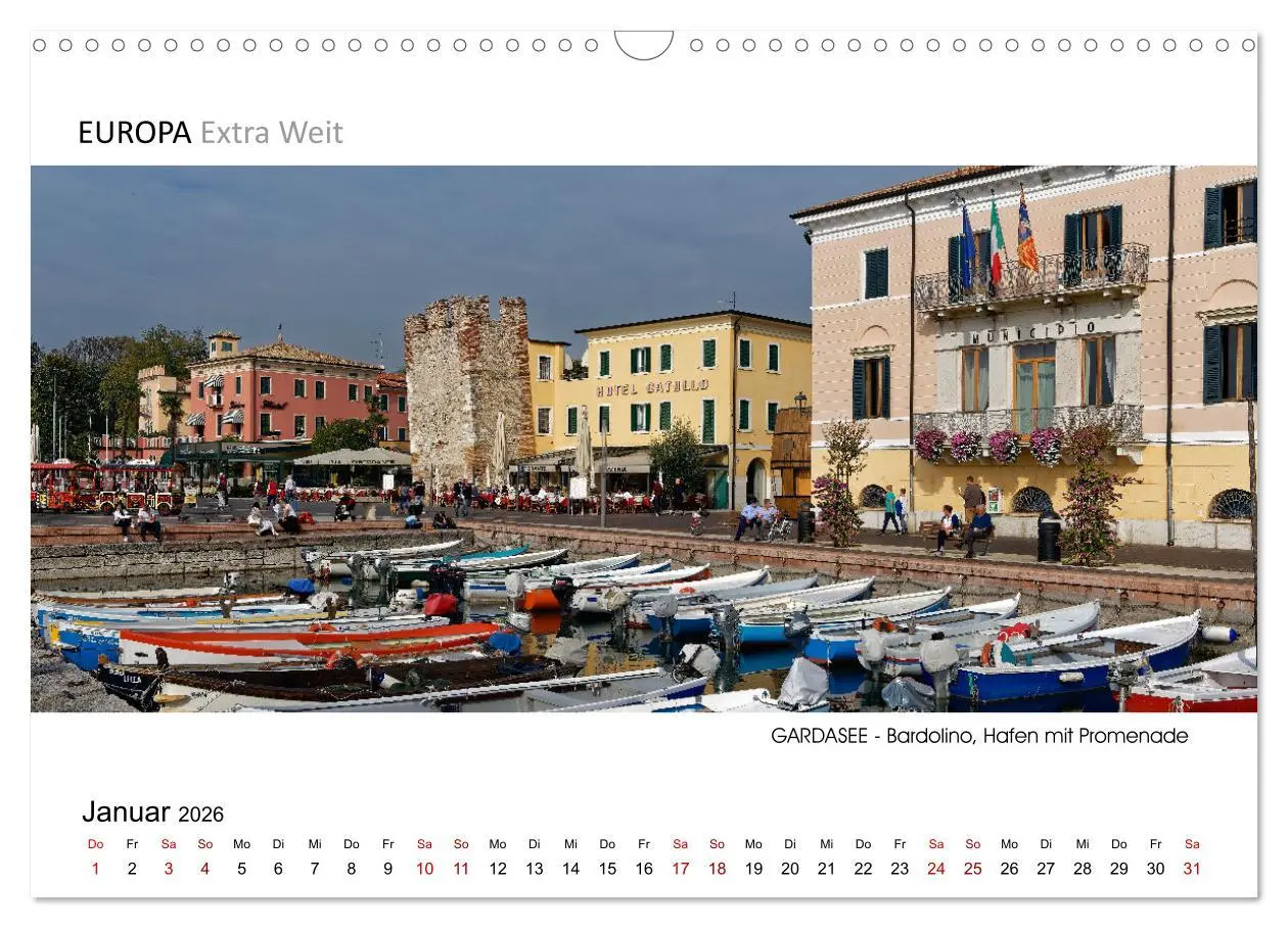 Bild: 9783457621813 | Malerische Orte am GARDASEE - Panoramabilder (Wandkalender 2026 DIN...
