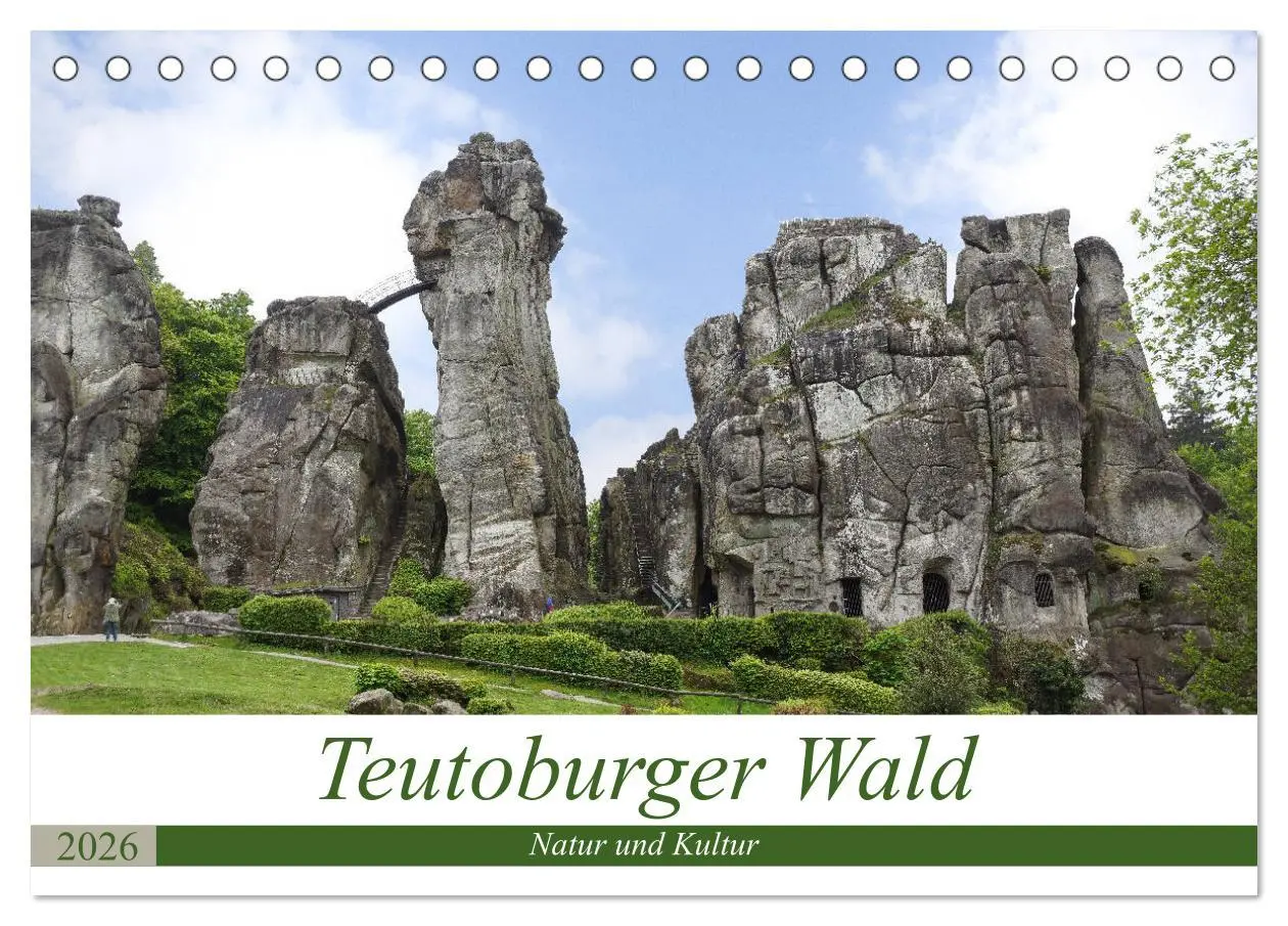 Cover: 9783457791813 | Teutoburger Wald - Natur und Kultur (Tischkalender 2026 DIN A5...