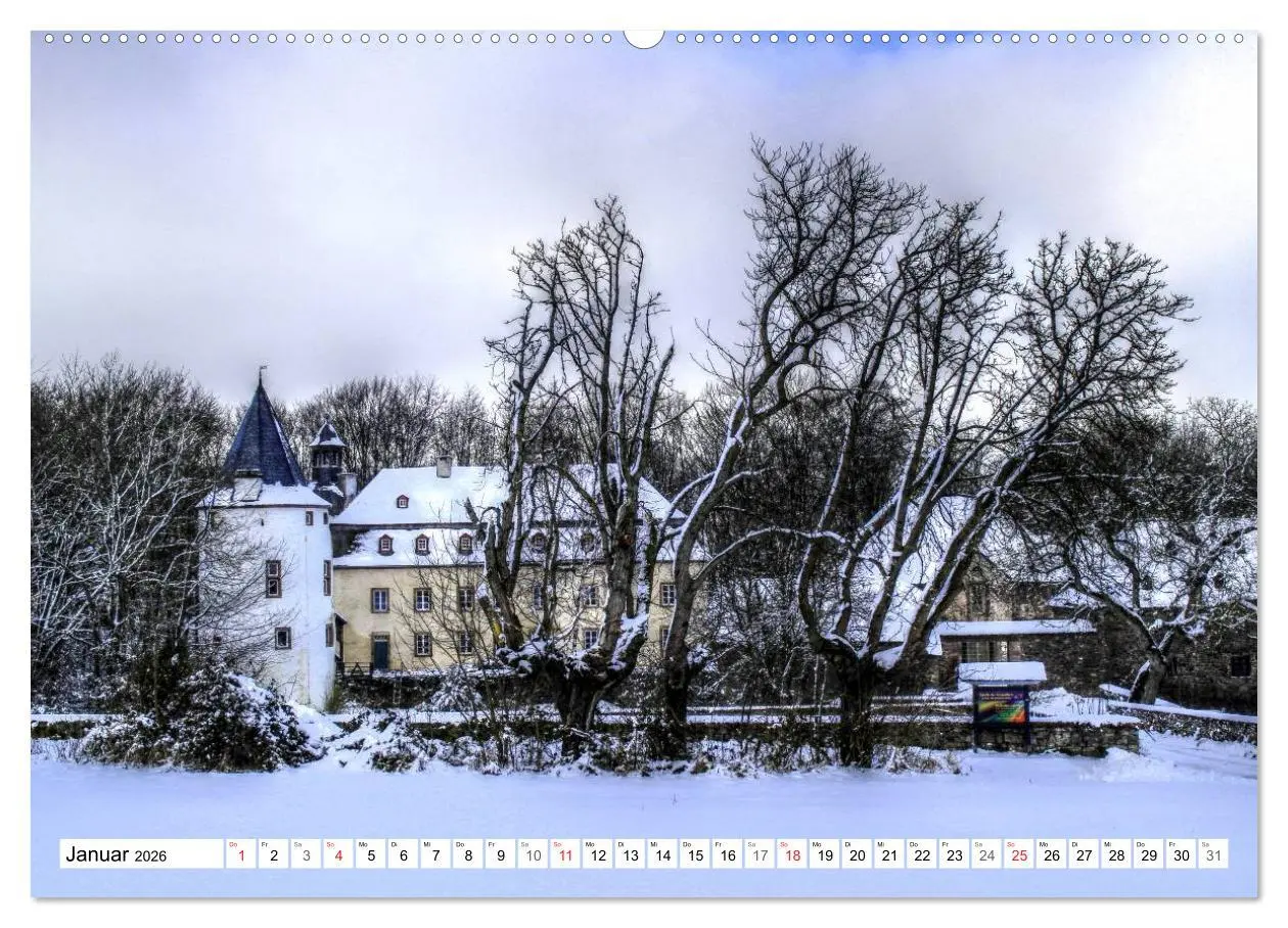 Bild: 9783516021813 | Burgenland Eifel (Wandkalender 2026 DIN A2 quer), CALVENDO...