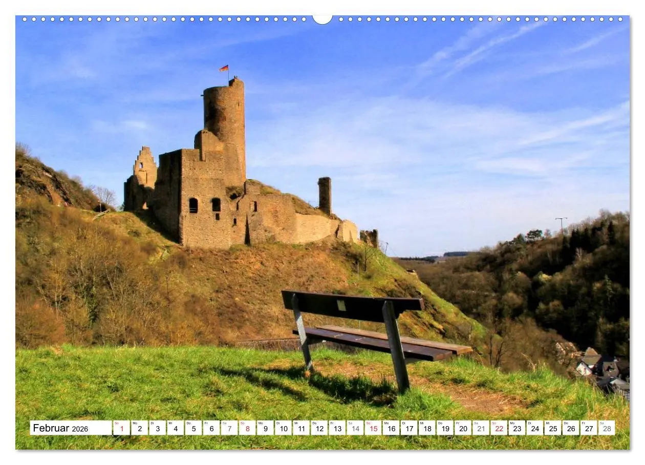 Bild: 9783516021813 | Burgenland Eifel (Wandkalender 2026 DIN A2 quer), CALVENDO...