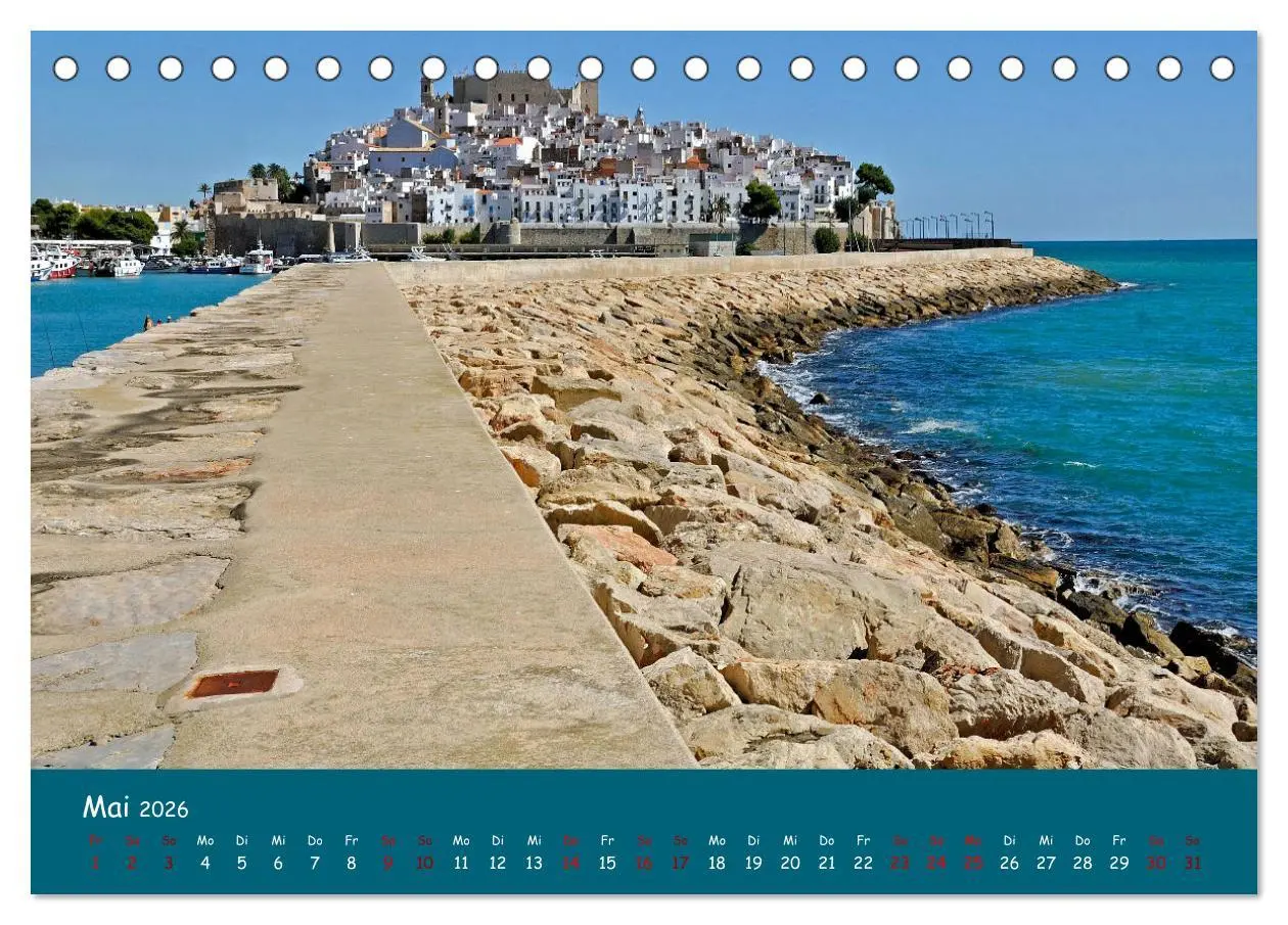 Bild: 9783457611913 | Peniscola - Gelebte Geschichte (Tischkalender 2026 DIN A5 quer),...