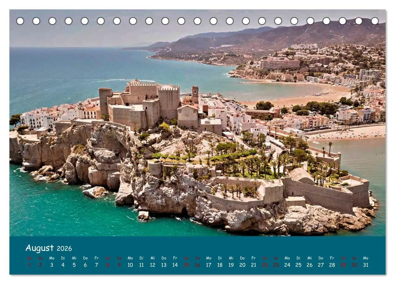 Bild: 9783457611913 | Peniscola - Gelebte Geschichte (Tischkalender 2026 DIN A5 quer),...