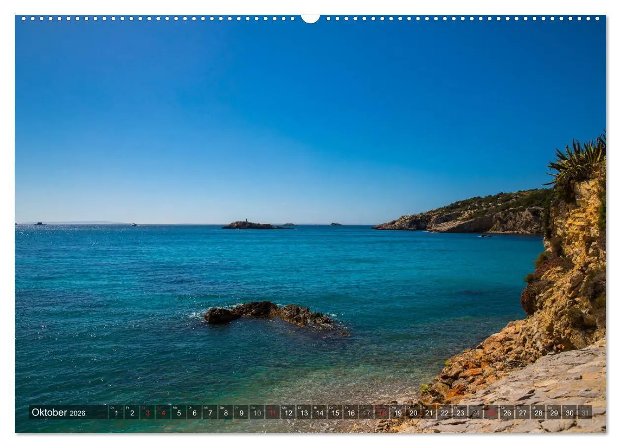 Bild: 9783457921913 | Ibiza Küste, Buchten und Strände (Wandkalender 2026 DIN A2 quer),...