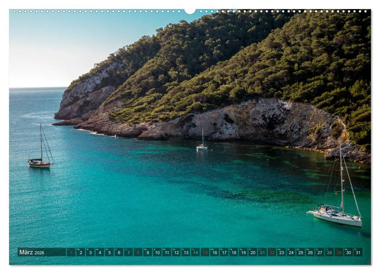 Bild: 9783457921913 | Ibiza Küste, Buchten und Strände (Wandkalender 2026 DIN A2 quer),...