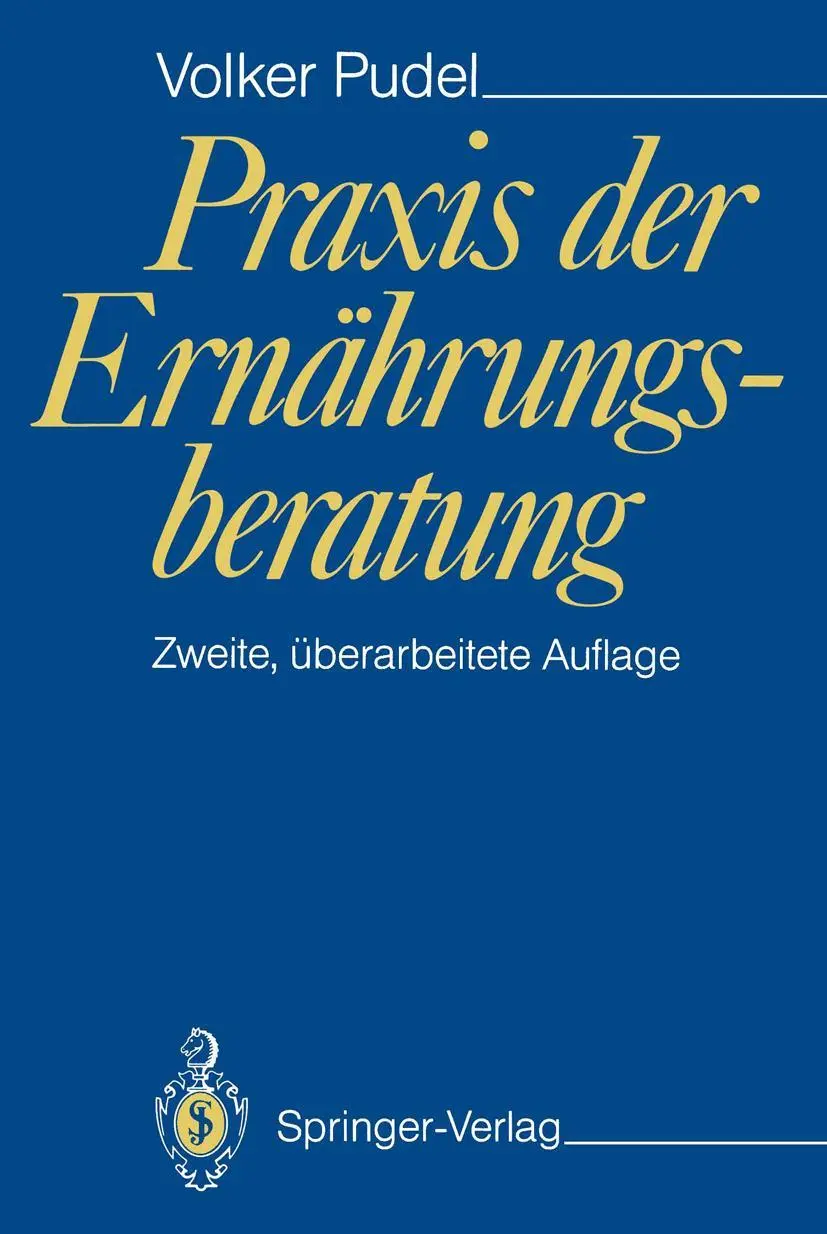 Cover: 9783540531913 | Praxis der Ernährungsberatung | Volker Pudel | Taschenbuch | x | 1991