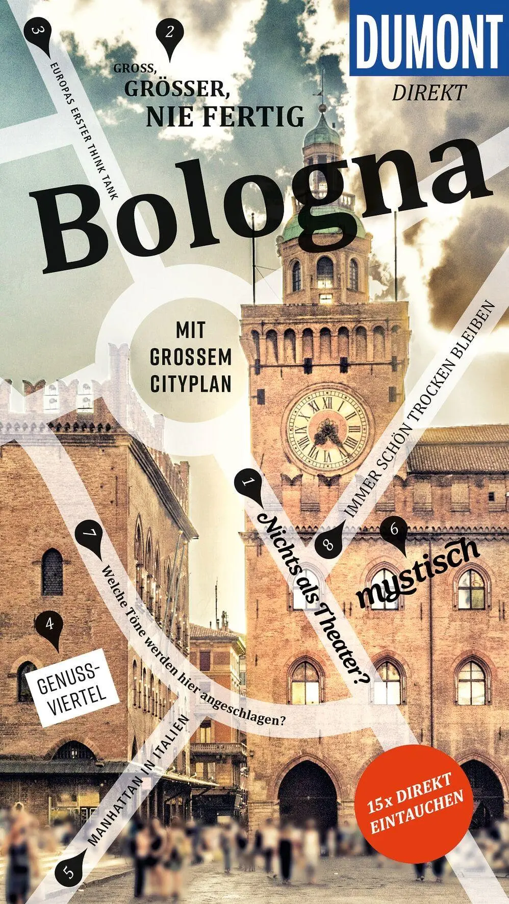 Cover: 9783616001913 | DUMONT direkt Reiseführer Bologna | Mit großem Cityplan | Lauth | Buch