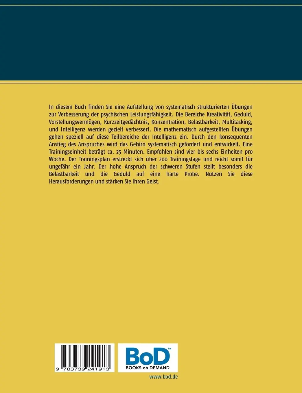Rückseite: 9783739241913 | Gehirnjogging für Erwachsene | Carsten Richter | Taschenbuch | 200 S.