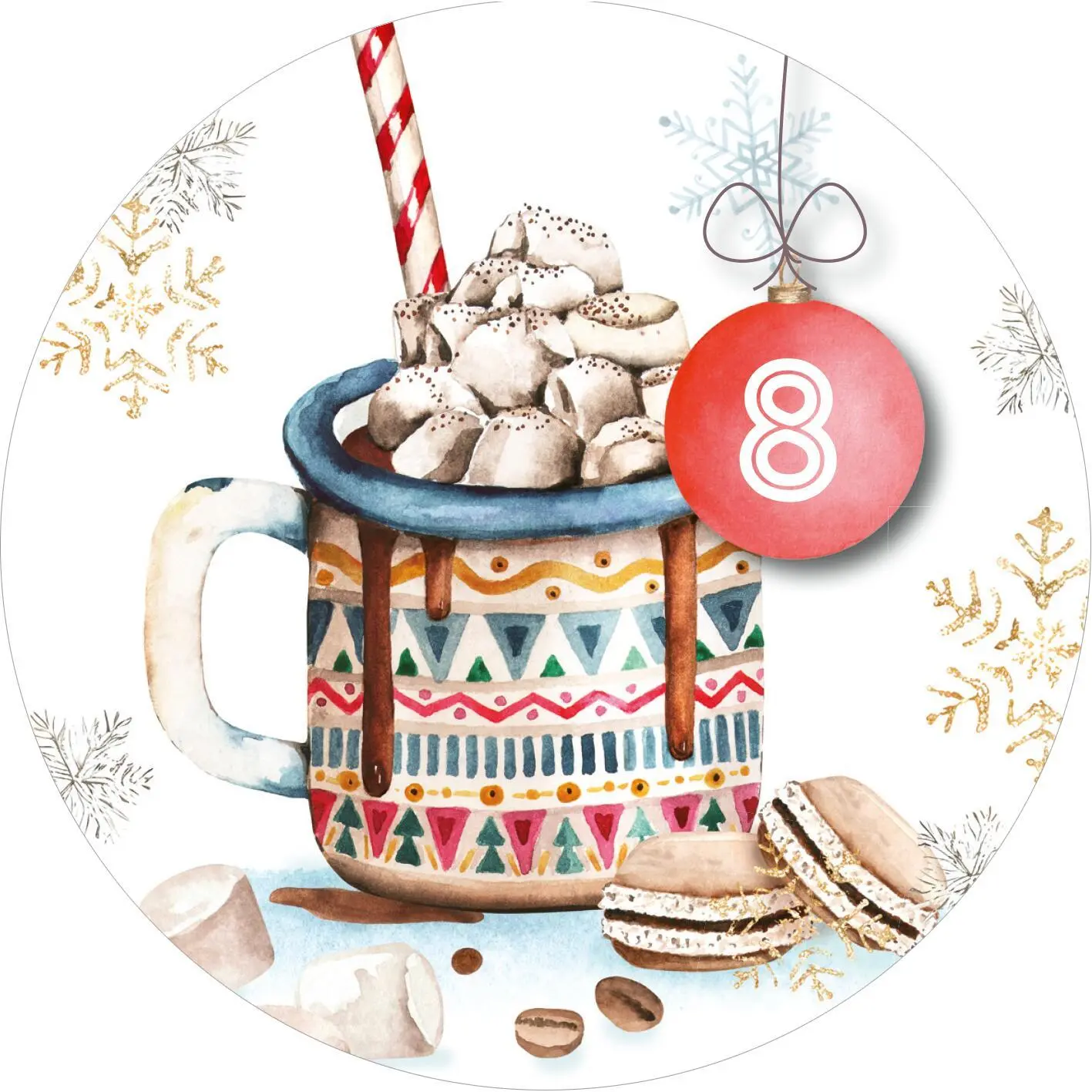 Bild: 9783845861913 | Adventskalender in der Dose. Adventsglück für dich | Taschenbuch