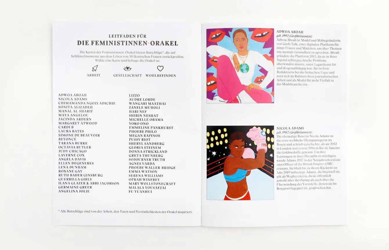 Bild: 9783962441913 | Feministinnen-Orakel | Charlotte Jansen | 50 S. | Deutsch | 2021