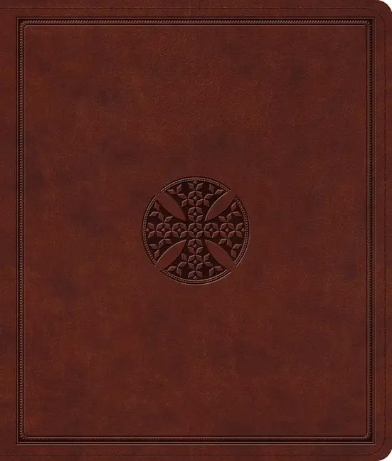 Cover: 9781433562013 | ESV Journaling Bible (Trutone, Brown, Mosaic Cross Design) | Spck
