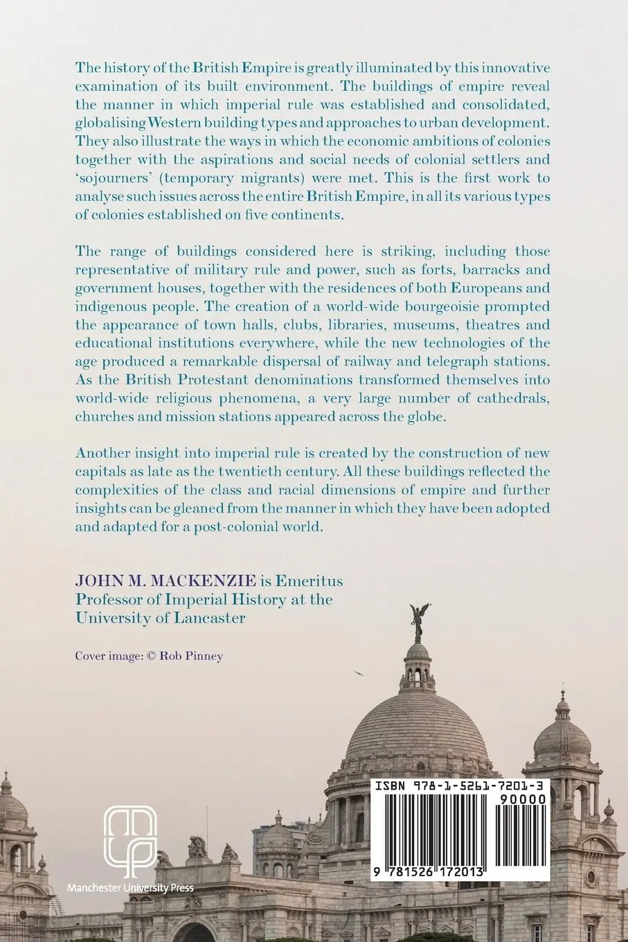 Rückseite: 9781526172013 | The British Empire Through Buildings | Structure, Function and Meaning