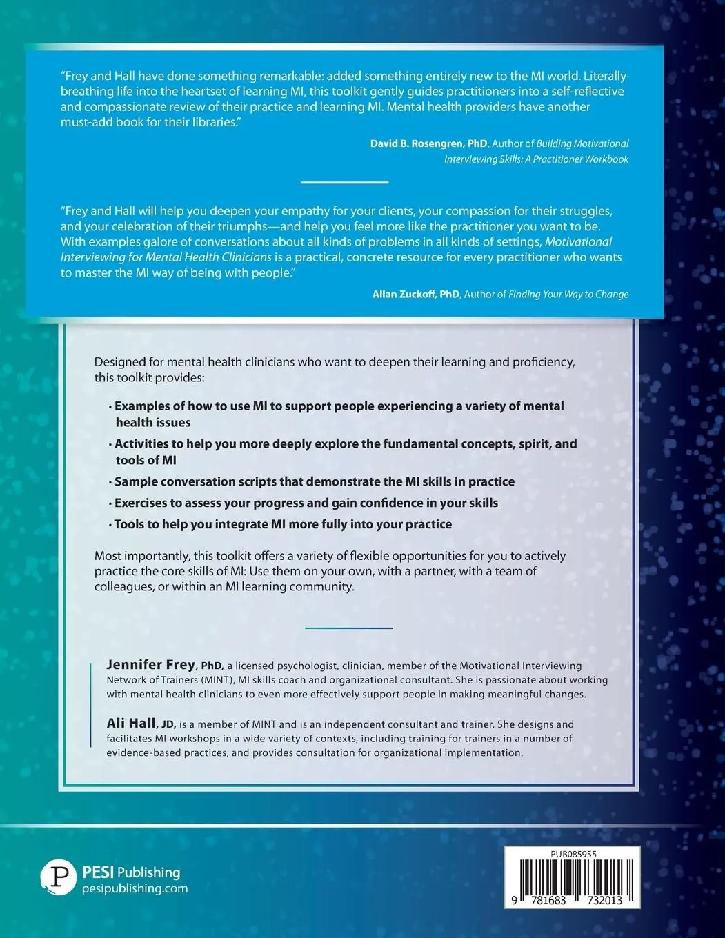 Rückseite: 9781683732013 | Motivational Interviewing for Mental Health Clinicians | Taschenbuch