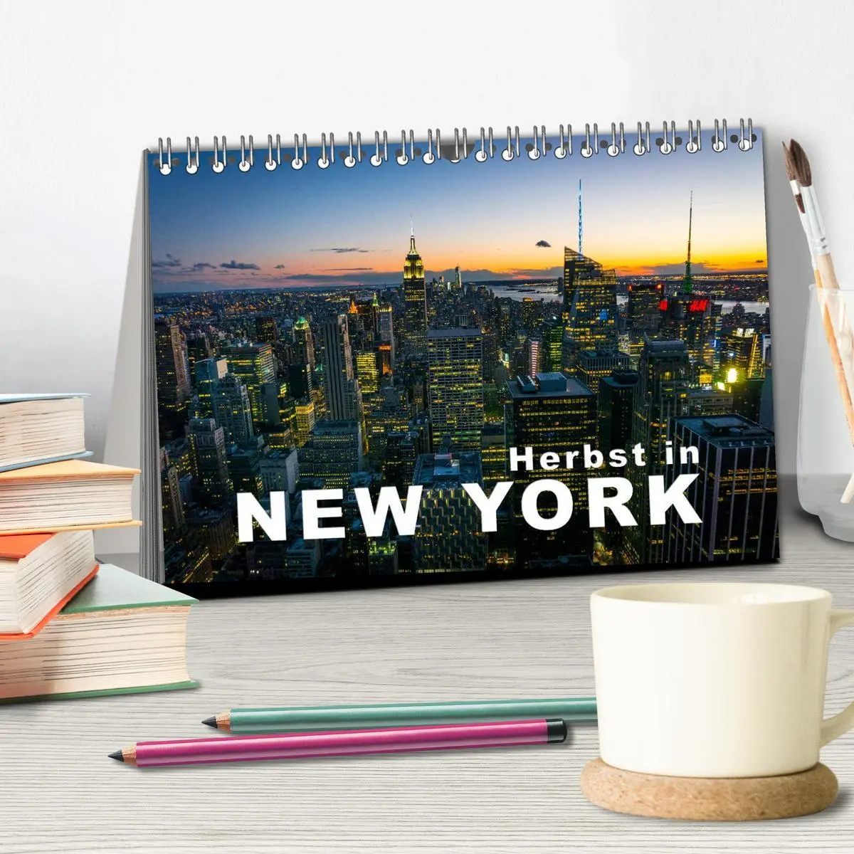 Bild: 9783457982013 | Herbst in New York (Tischkalender 2026 DIN A5 quer), CALVENDO...