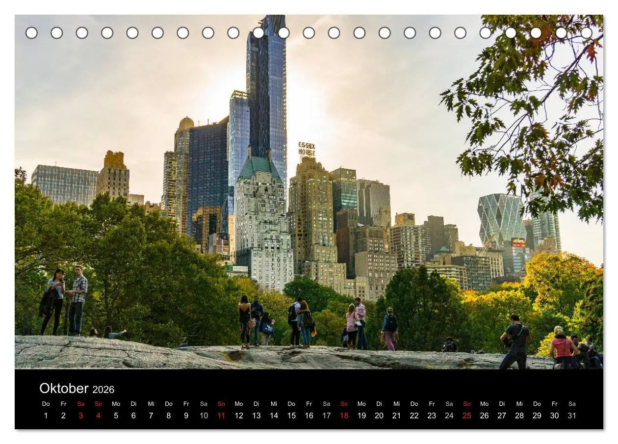 Bild: 9783457982013 | Herbst in New York (Tischkalender 2026 DIN A5 quer), CALVENDO...