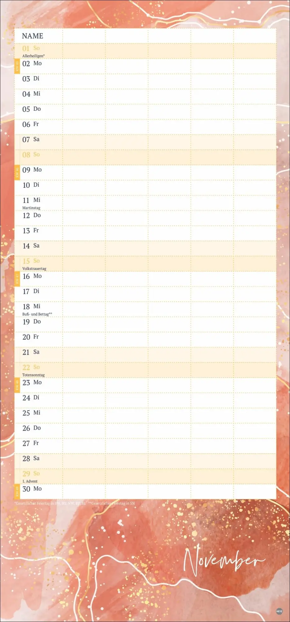 Bild: 9783756412013 | Watercolor Familienplaner 2026 | Kalender | Familienplaner Athesia