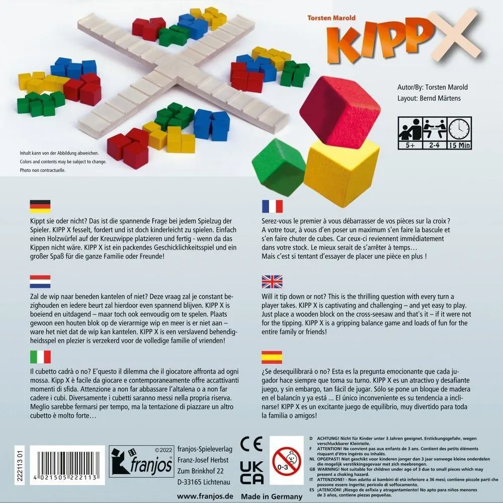 Bild: 4021505222113 | KIPP X | Torsten Marold | Spiel | Karton geschlossen | 954-1620 | 2024