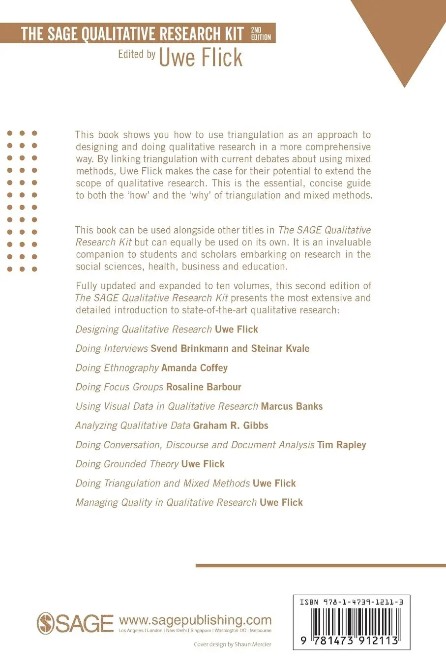 Rückseite: 9781473912113 | Doing Triangulation and Mixed Methods | Uwe Flick | Taschenbuch | 2018