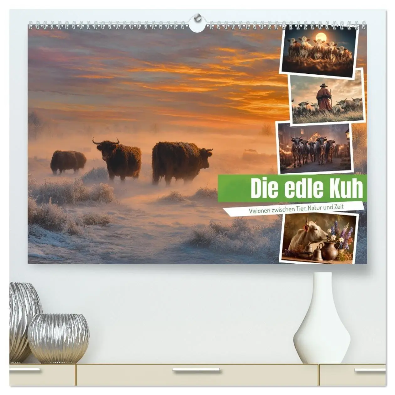 Cover: 9783516752113 | Die edle Kuh (hochwertiger Premium Wandkalender 2027 DIN A2 quer),...
