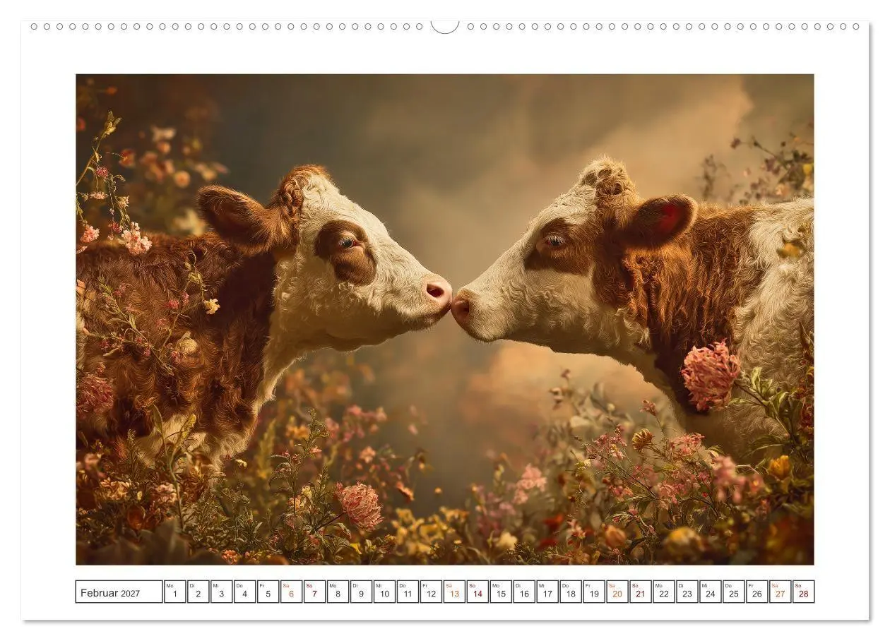 Bild: 9783516752113 | Die edle Kuh (hochwertiger Premium Wandkalender 2027 DIN A2 quer),...