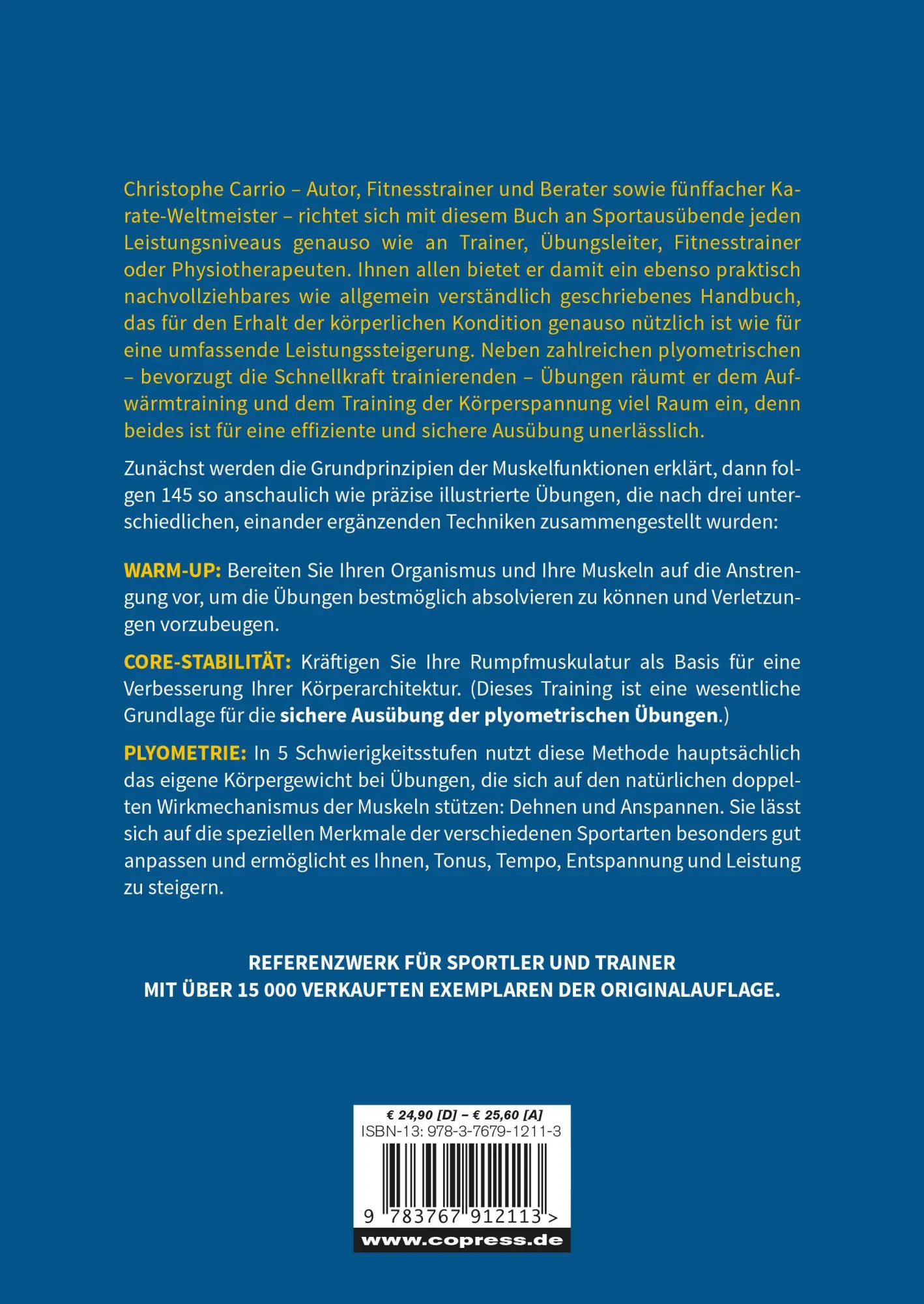 Rückseite: 9783767912113 | Warm-up, Core-Stabilität und Plyometrie | Christophe Carrio | Buch
