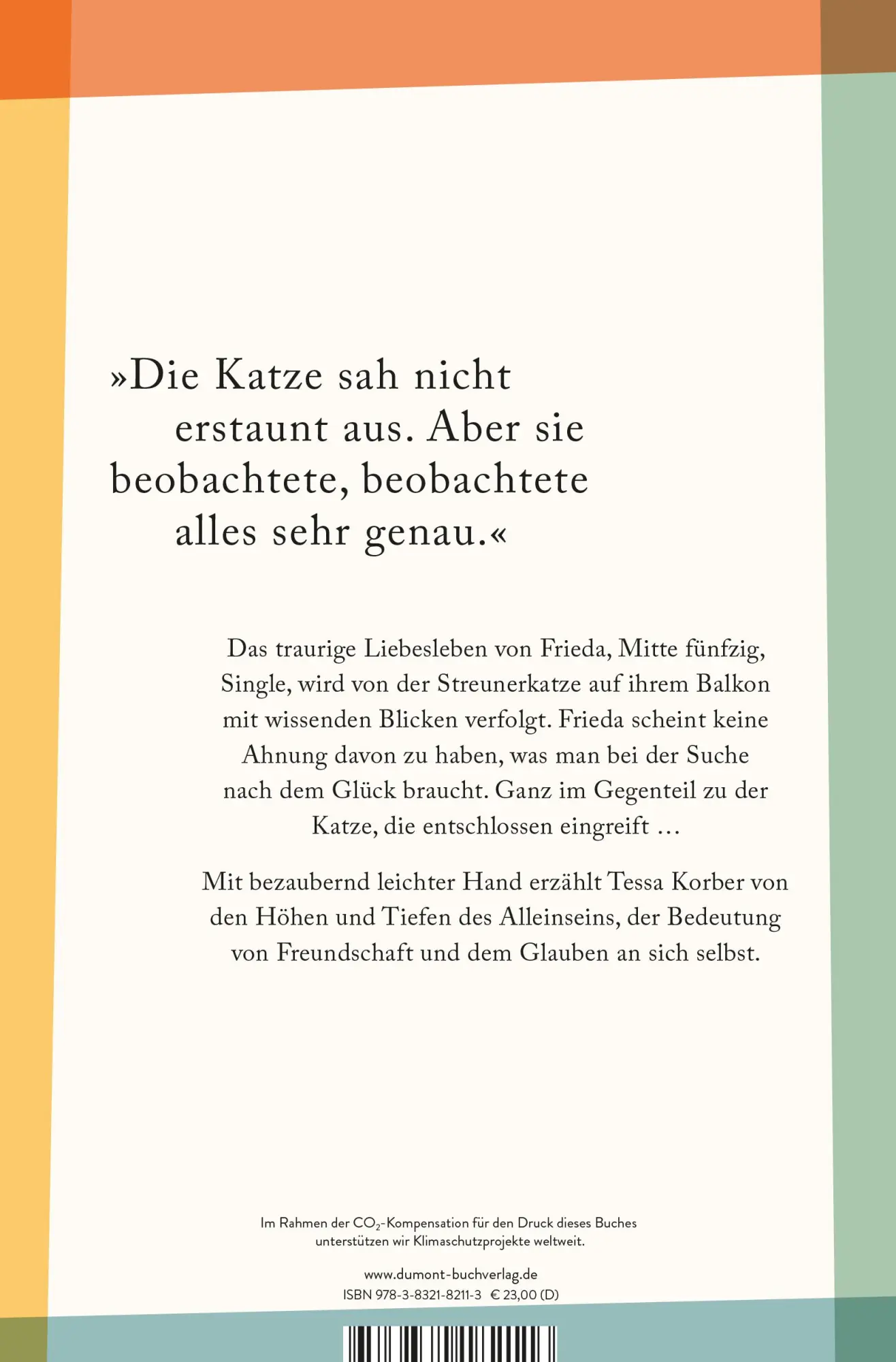 Rückseite: 9783832182113 | Das Leben im Großen und Ganzen | Roman | Tessa Korber | Buch | XVII