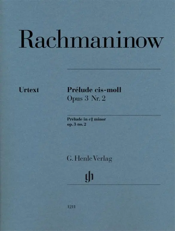 Cover: 9790201812113 | Prélude cis-moll op. 3 Nr. 2 | Instrumentation: Piano solo | Buch