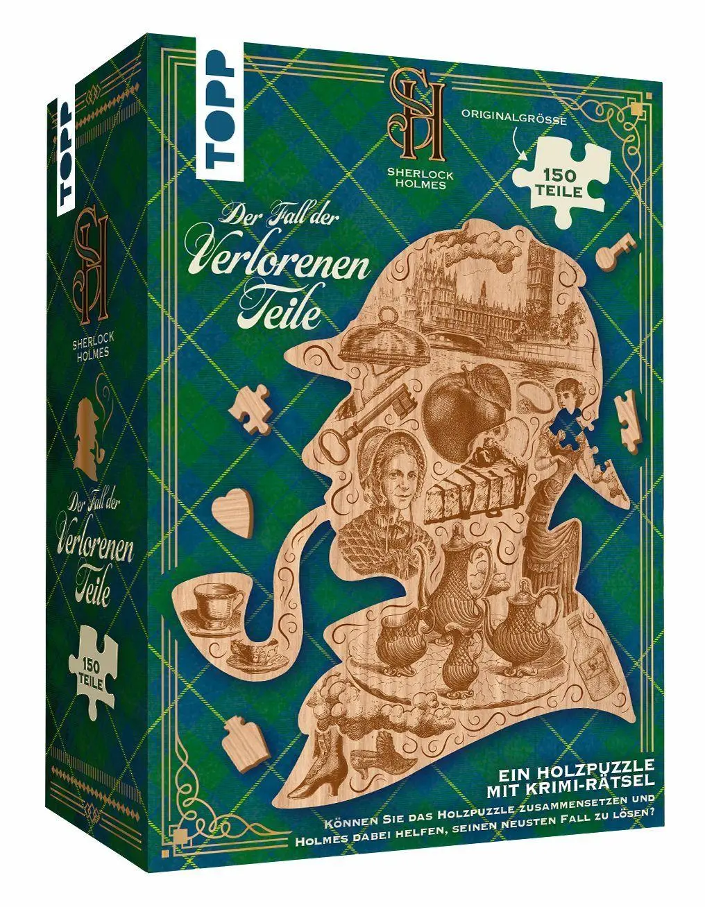 Cover: 4007742172213 | Sherlock Holmes - Der Fall der verlorenen Teile. Ein Holzpuzzle mit...