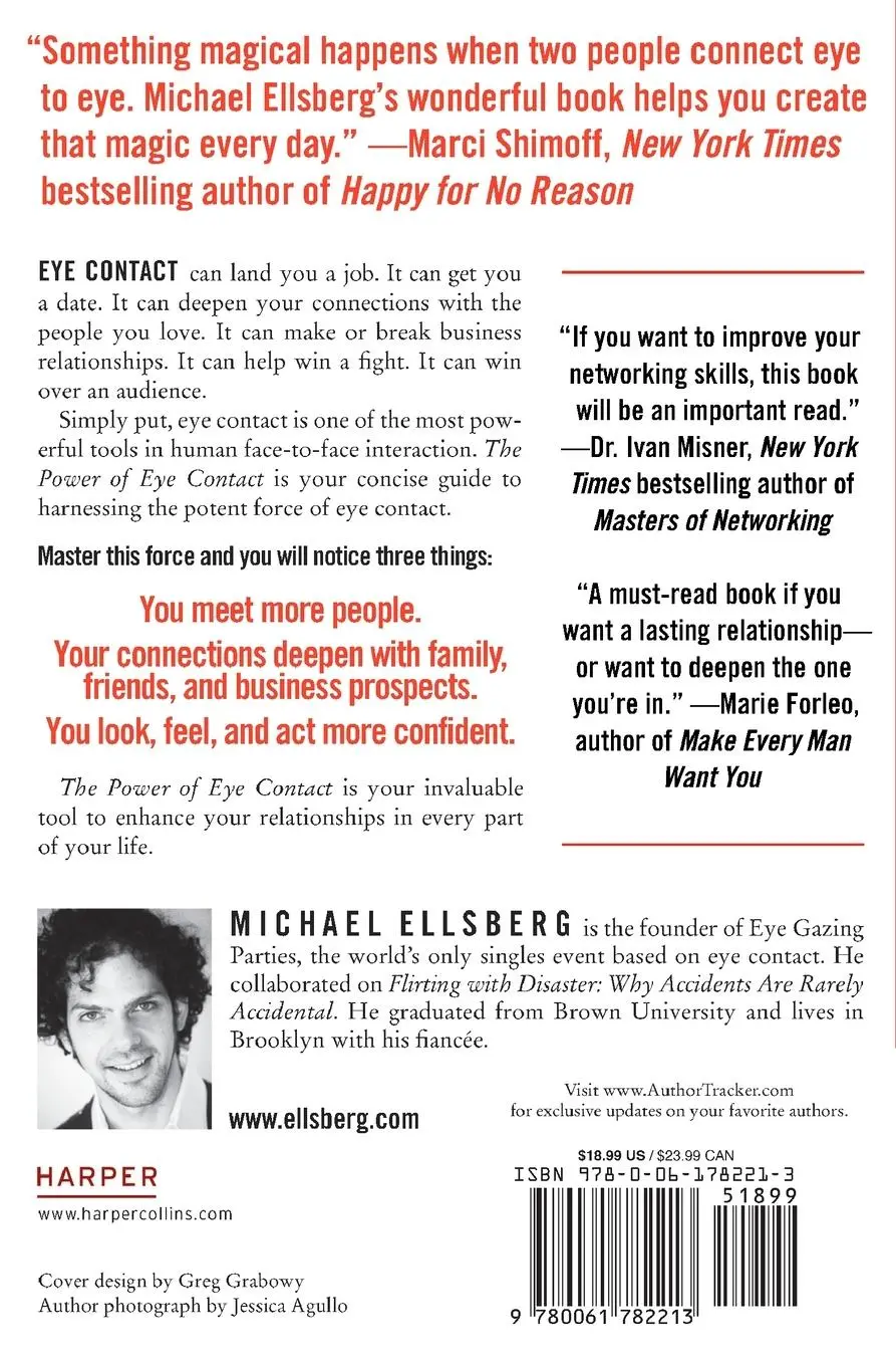 Rückseite: 9780061782213 | The Power of Eye Contact | Michael Ellsberg | Taschenbuch | Englisch