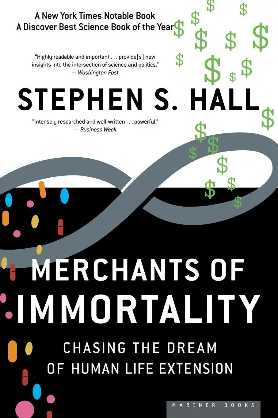 Cover: 9780618492213 | Merchants of Immortality | Chasing the Dream of Human Life Extension