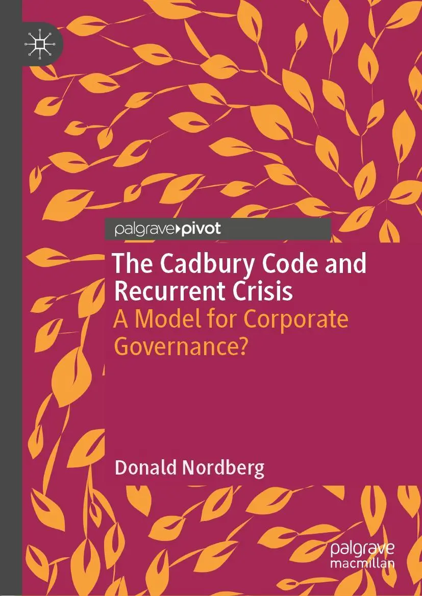 Cover: 9783030552213 | The Cadbury Code and Recurrent Crisis | Donald Nordberg | Buch | xix