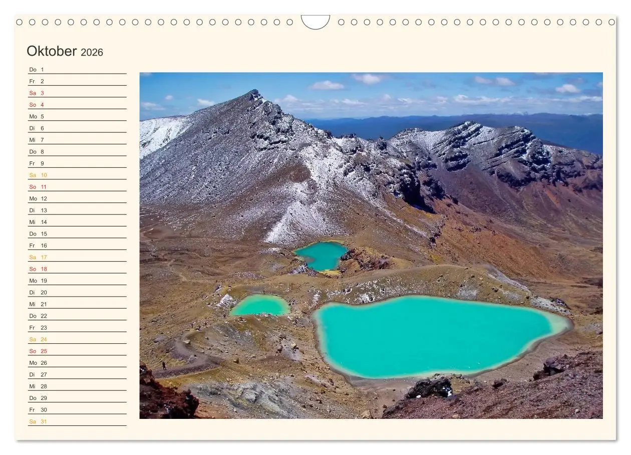 Bild: 9783457962213 | Neuseeland - atemberaubend schön (Wandkalender 2026 DIN A3 quer),...