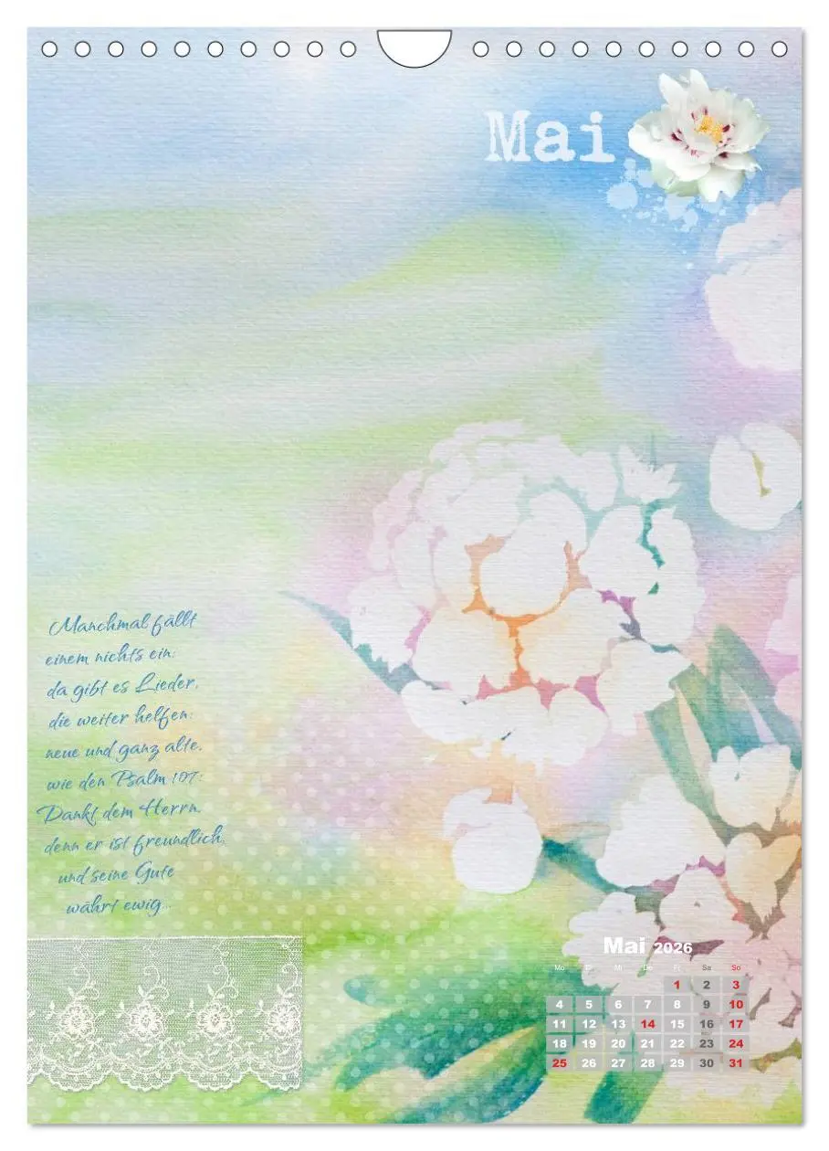 Bild: 9783516432213 | Jahr der Dankbarkeit - Scrapbooking-Kalender (Wandkalender 2026 DIN...