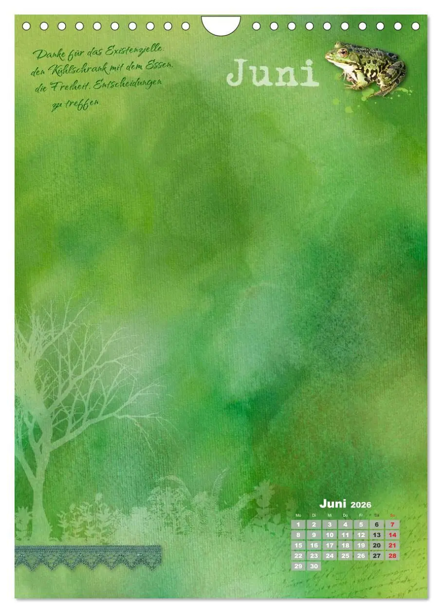 Bild: 9783516432213 | Jahr der Dankbarkeit - Scrapbooking-Kalender (Wandkalender 2026 DIN...