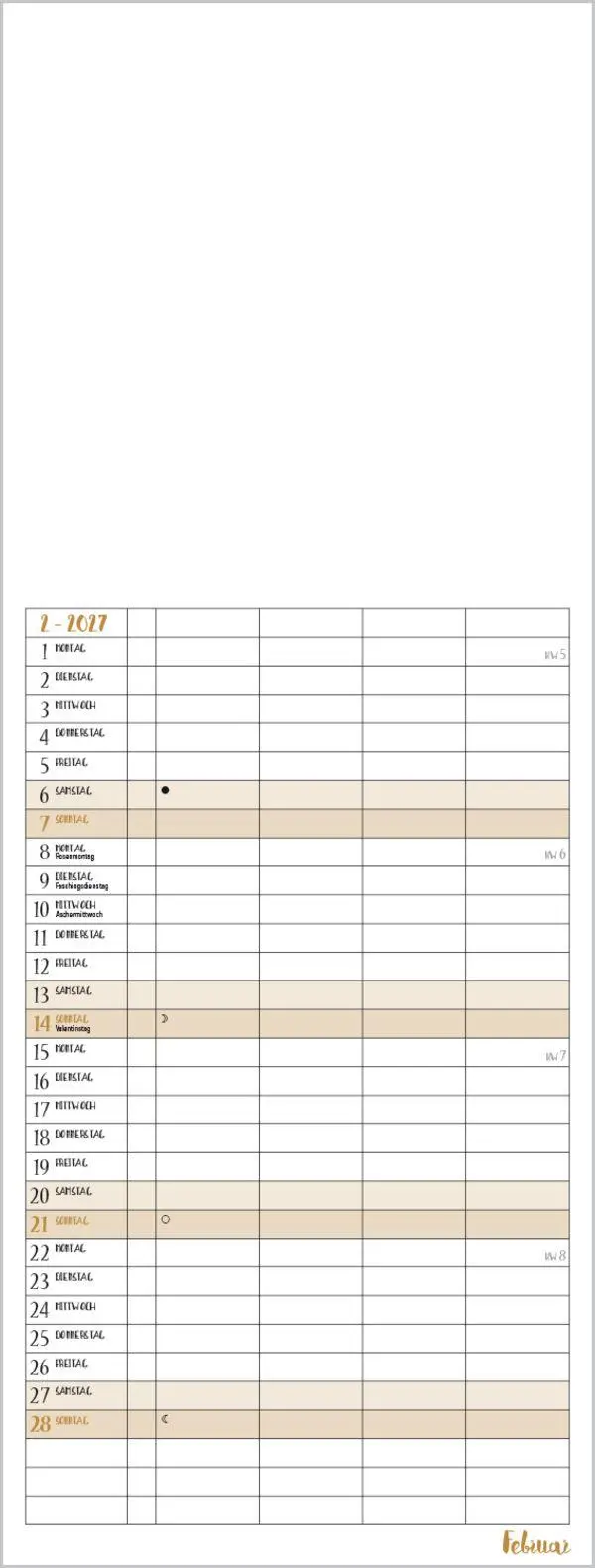 Bild: 9783819302213 | Foto-Malen-Basteln Familientimer gold 2027 | Verlag Korsch | Kalender