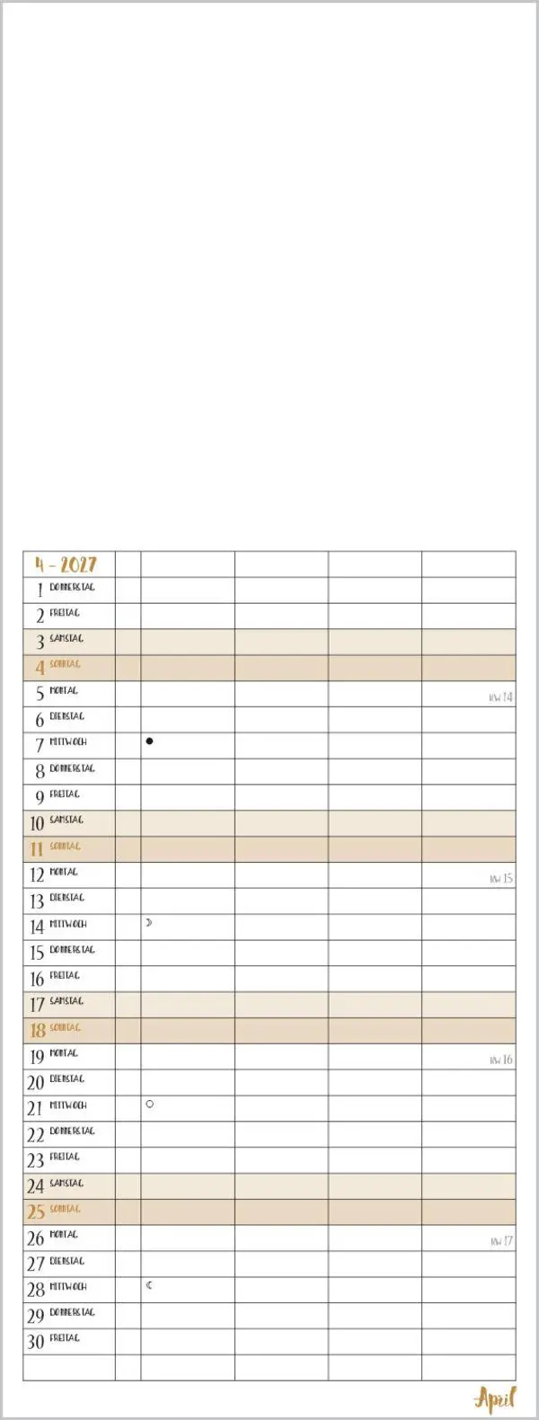 Bild: 9783819302213 | Foto-Malen-Basteln Familientimer gold 2027 | Verlag Korsch | Kalender
