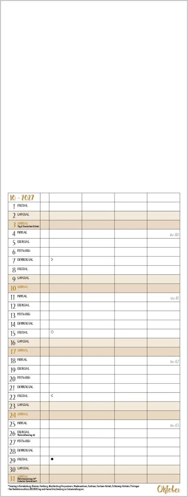Bild: 9783819302213 | Foto-Malen-Basteln Familientimer gold 2027 | Verlag Korsch | Kalender