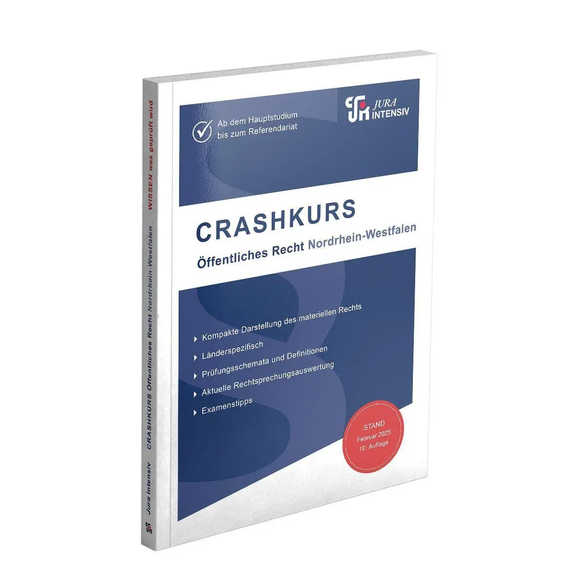 Cover: 9783967122213 | CRASHKURS Öffentliches Recht - NRW | Dirk Kues | Taschenbuch | 214 S.
