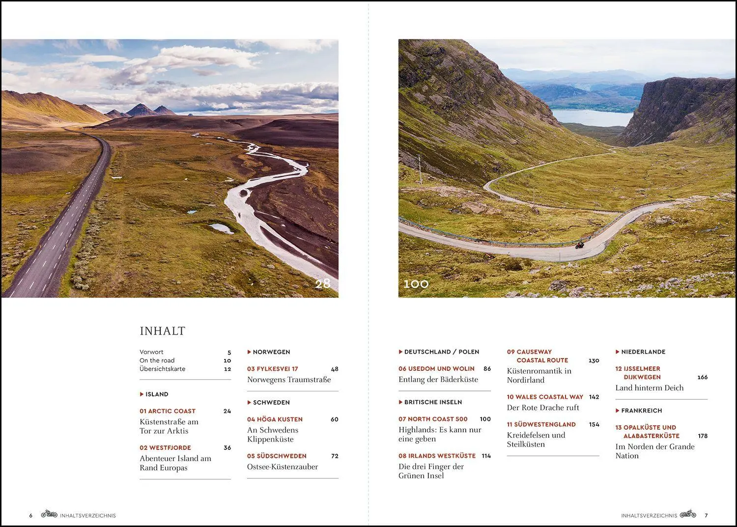 Bild: 9783969652213 | KUNTH Abgefahren, Die schönsten Bikertouren Europas Küsten | Buch
