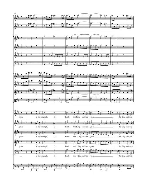 Bild: 9790006562213 | The King shall rejoice, Partitur | Georg Friedrich Händel | Buch