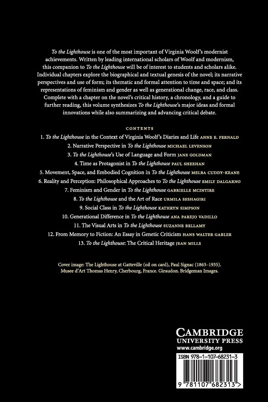Rückseite: 9781107682313 | The Cambridge Companion to To The Lighthouse | Allison Pease | Buch
