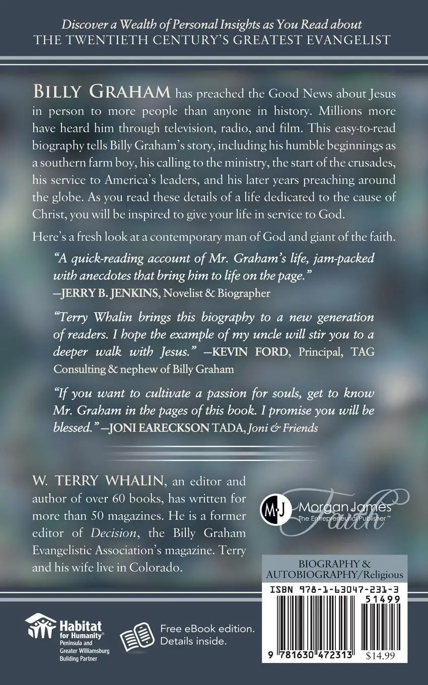 Rückseite: 9781630472313 | Billy Graham | A Biography of America's Greatest Evangelist | Whalin