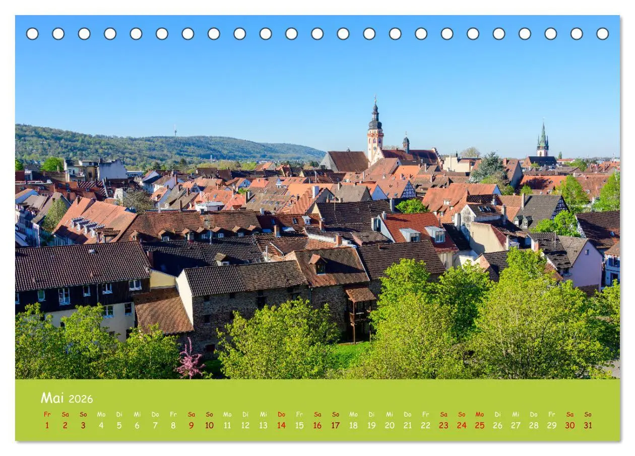Bild: 9783457402313 | Durlach, das Stadtbild in 12 Impressionen (Tischkalender 2026 DIN...