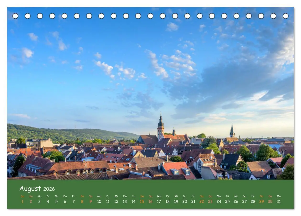 Bild: 9783457402313 | Durlach, das Stadtbild in 12 Impressionen (Tischkalender 2026 DIN...