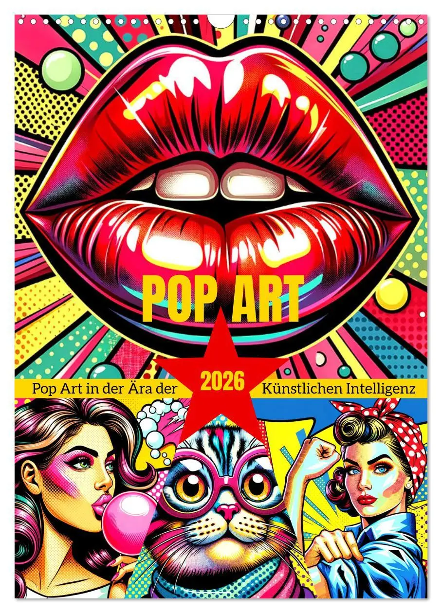 Cover: 9783516282313 | Pop Art - In der Ära der Künstlichen Intelligenz (Wandkalender 2026...