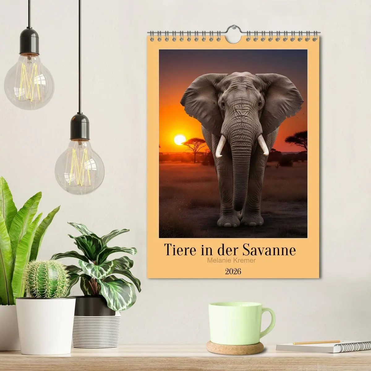 Bild: 9783516662313 | Tiere in der Savanne (Wandkalender 2026 DIN A4 hoch), CALVENDO...