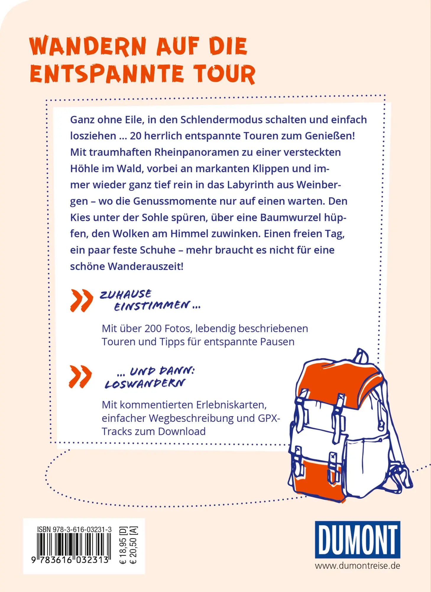 Rückseite: 9783616032313 | DUMONT Wanderzeit in Rheingau &amp; Taunus | Sandra Kathe | Taschenbuch